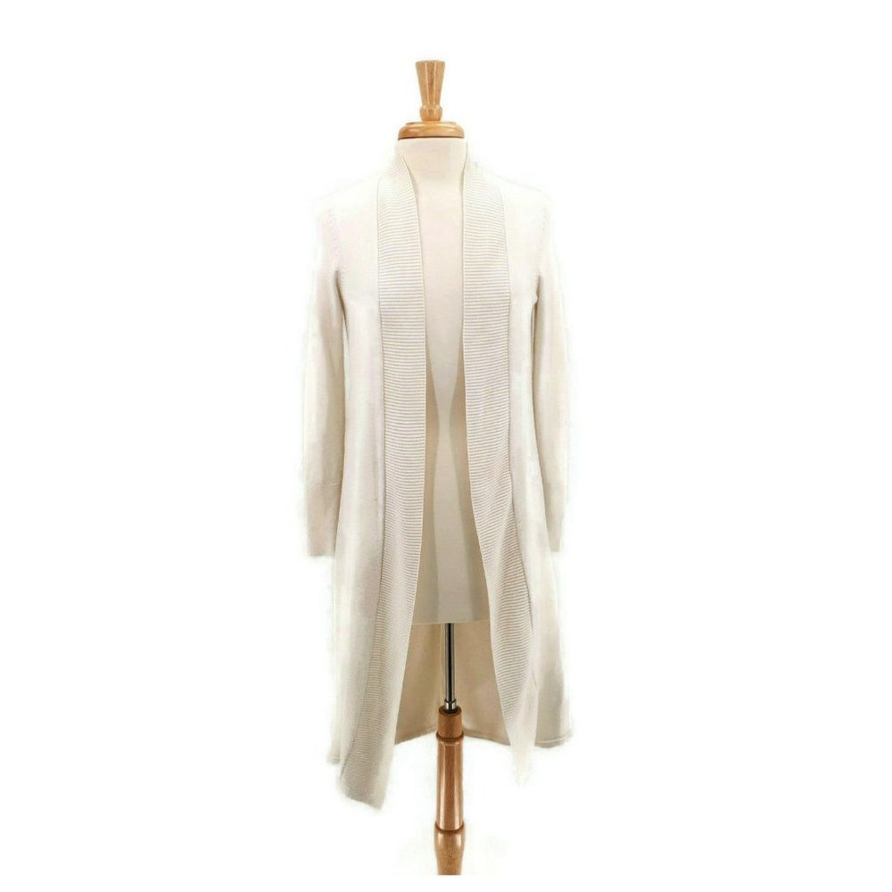 White House Black Market Womens Split Back Duster